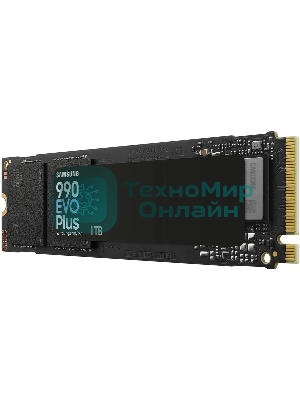 Накопитель SSD Samsung 990 EVO Plus, 1024 Gb, M.2 2280, PCIe 4.0 x4, NVMe, R/W 7150/6300