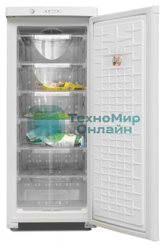 Морозильная камера Саратов 153 белый, 135 л, 6 ящиков