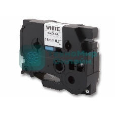 Картридж ленточный Cactus CS-TZ241 18 мм, 8 м, черный шрифт, белый фон, для BROTHER 1230/1280/1280VP/2700VP