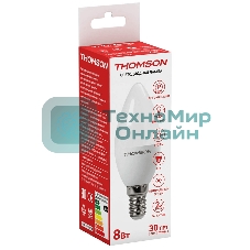 Лампа светодиодная Hiper THOMSON LED CANDLE 8W 670Lm E14 4000K TH-B2016