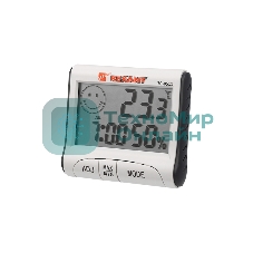 Метеостанции Rexant RM-011 Термогигрометр комнатный с часами и функцией будильника