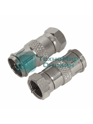 Переходник антенный Rexant штекер F - гнездо TV (1 шт.)