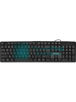 Клавиатура проводная Defender Next HB-440 RU, USB, черный