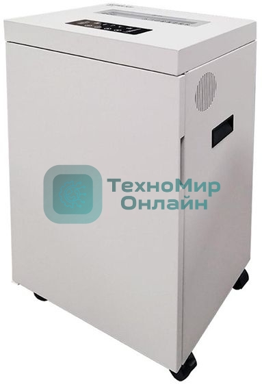 Шредер Office Kit S500 (2х15) белый (секр.P-5)/фрагменты/17лист./50лтр./скрепки/скобы/пл.карты/CD