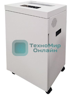 Шредер Office Kit S500 (2х15) белый (секр.P-5)/фрагменты/17лист./50лтр./скрепки/скобы/пл.карты/CD