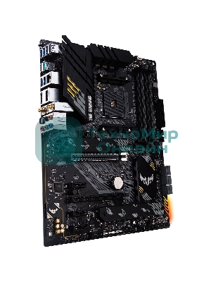 Материнская плата ASUS TUF GAMING B550-PLUS WIFI II, AM4, AMD B550, 4xDDR4, 6xSATA, 2xM.2, 1xPCI-E 3.0 x16, 1xPCI-E 4.0 x16, 3xPCI-E x1, 1xDP, 1xHDMI, 1x 2.5Gb LAN, 2xUSB-A 3.2 Gen 1, 1xUSB-A 3.2 Gen 2, 1xUSB-C 3.2 Gen 2, 3x3.5 мм, 7.1, ATX