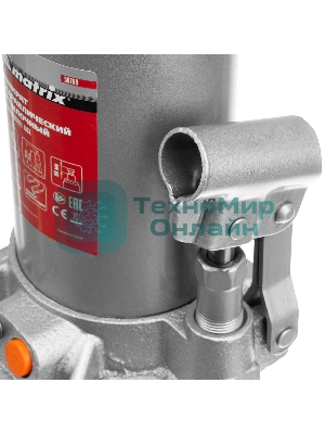 Домкрат гидравлический бутылочный Matrix, 16 т, h подъема 230–460 мм