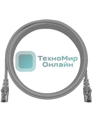 Патч-корд NTSS NTSS-PC-FTP-RJ45-5e-5.0-LSZH-GY NTSS-PC-FTP-RJ45-5E-5.0-LSZH FTP RJ-45 вил.-вилка RJ-45 cat.5e 5м серый LSZH (уп.:1шт) 26AWG