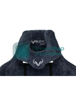 Кресло Бюрократ VIKING KNIGHT LT27 FABRIC синий, ткань, 120 кг, механизм качания