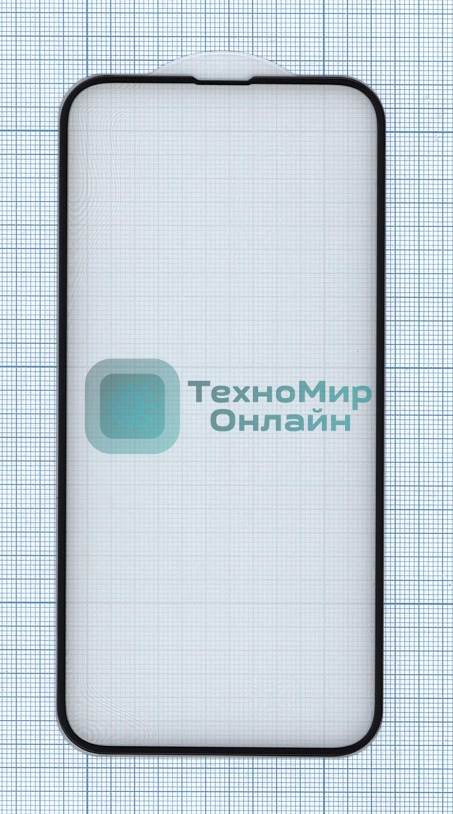 Защитное стекло 6D для Apple iPhone 14 черный