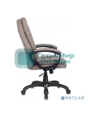 Кресло Бюрократ CH-868N серый, экокожа