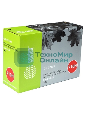 Картридж лазерный Cactus CS-C710H черный (12000 стр.) для Canon LBP3460