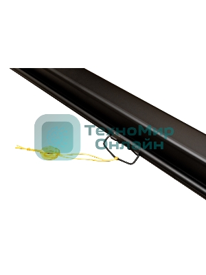 Экран Sakura 150x150см Wallscreen 1:1 настенно-потолочный рулонный белый84' Matt White (MW), черный корпус