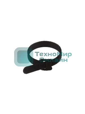 Хомут–липучка многоразовый Rexant 230х13 мм, черный (упак. 12 шт.)