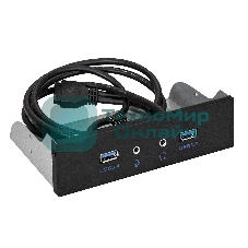 Планка USB на переднюю панель ExeGate EX289291RUS U5H-627, 5,25