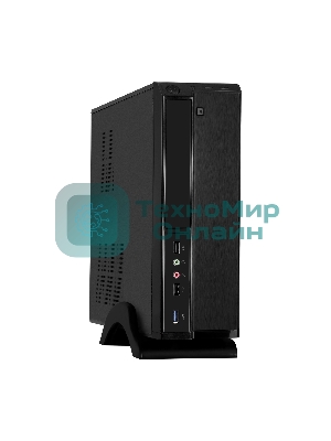 Компьютерный корпус Desktop ExeGate MI-207U-450W-8 EX288783RUS(miniITX/mATX, БП M450 с вент. 8см, 1*USB+1*USB 3.0, аудио, черный)