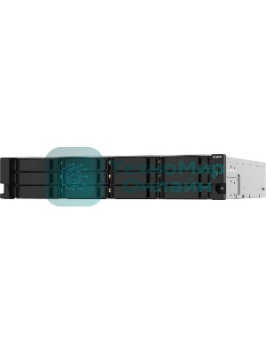 Сетевое хранилище без дисков SMB QNAP TS-1232PXU-RP-4G 12-Bay quad-core 64-bit AL324 1.7 GHz rackmount NAS with 250W redundant PSU, 4Gb DDR4 UDIMM RAM (max 1x16GB), SATA 6Gb/s, 2x 10GbE SFP+ LAN, 2x2.5 GbE LAN, 1x PCIe Gen2 x2 slot. W/o RAIL-B02