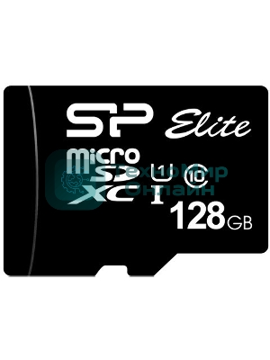 Флеш карта microSDXC 128Gb Class10 Silicon Power SP128GbSTXBV1V20 Elite w/o adapter