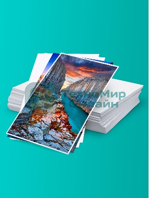 Фотобумага S'OK самоклеящаяся без вырубки, матовая, А4, плотность 120г/м2, 50 листов SA4120050M-S