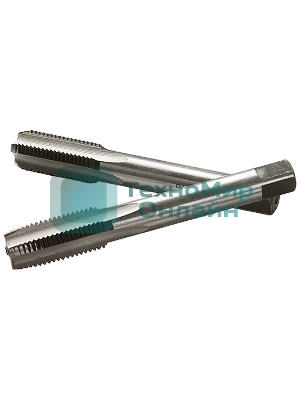 Метчик Сибртех ручной М10x1,0 мм,комплект из 2 шт.