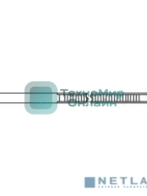 Стяжка Hyperline GT-250IBC нейлоновая неоткрывающаяся, безгалогенная (halogen free), 250x3.6 мм, черный, (100 шт)