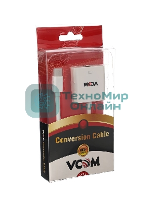 Кабель-переходник Mini DisplayPort (M)-> HDMI (F) VCOM VHD6055