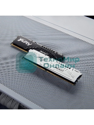 Оперативная память Kingston Fury Beast, DDR5, 16Gb (1x16GB), 5600MHz, CL40, DIMM, радиатор, белый