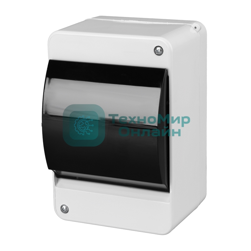 Корпус пластиковый Rexant с крышкой КМПн 2/4 IP30 на 2-4 модуля белый