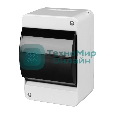 Корпус пластиковый Rexant с крышкой КМПн 2/4 IP30 на 2-4 модуля белый