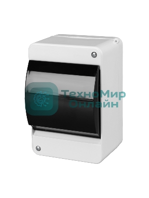 Корпус пластиковый Rexant с крышкой КМПн 2/4 IP30 на 2-4 модуля белый