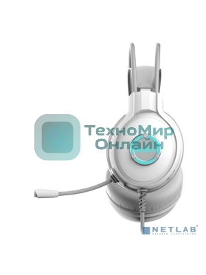 Гарнитура A4Tech Fstyler FH300U белый, проводная, подсветка