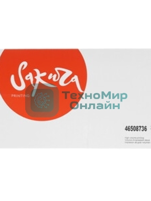 Картридж Sakura 46508736 для OKI C332/MC363, черный, 3 500 к.