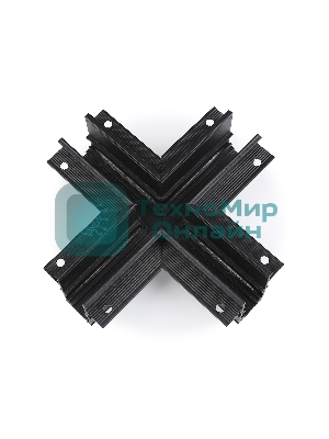GL3358 BK черный коннектор х-образный встраиваемый 170*170*46,8
