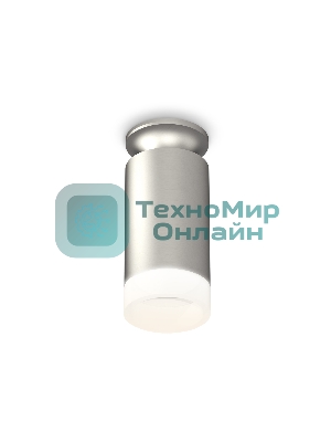 Светильник Ambrella Light XS6324081 SSL/MCH/FR серебро песок/хром матовый/белый матовый MR16 GU5.3 (N6904, C6324, N6248)