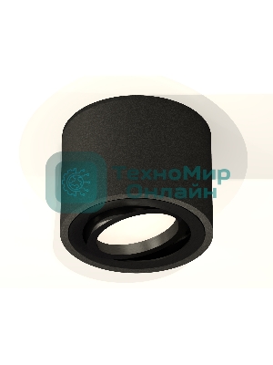Светильник Ambrella Light XS7511002 SBK/PBK черный песок/черный полированный MR16 GU5.3 (C7511, N7002)
