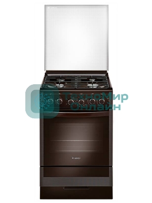 Плита газовая Gefest 5300-02 0047 коричневый, конфорок 4 газовых, духовка 52 л, 50 см x 85 см x 58.5 см