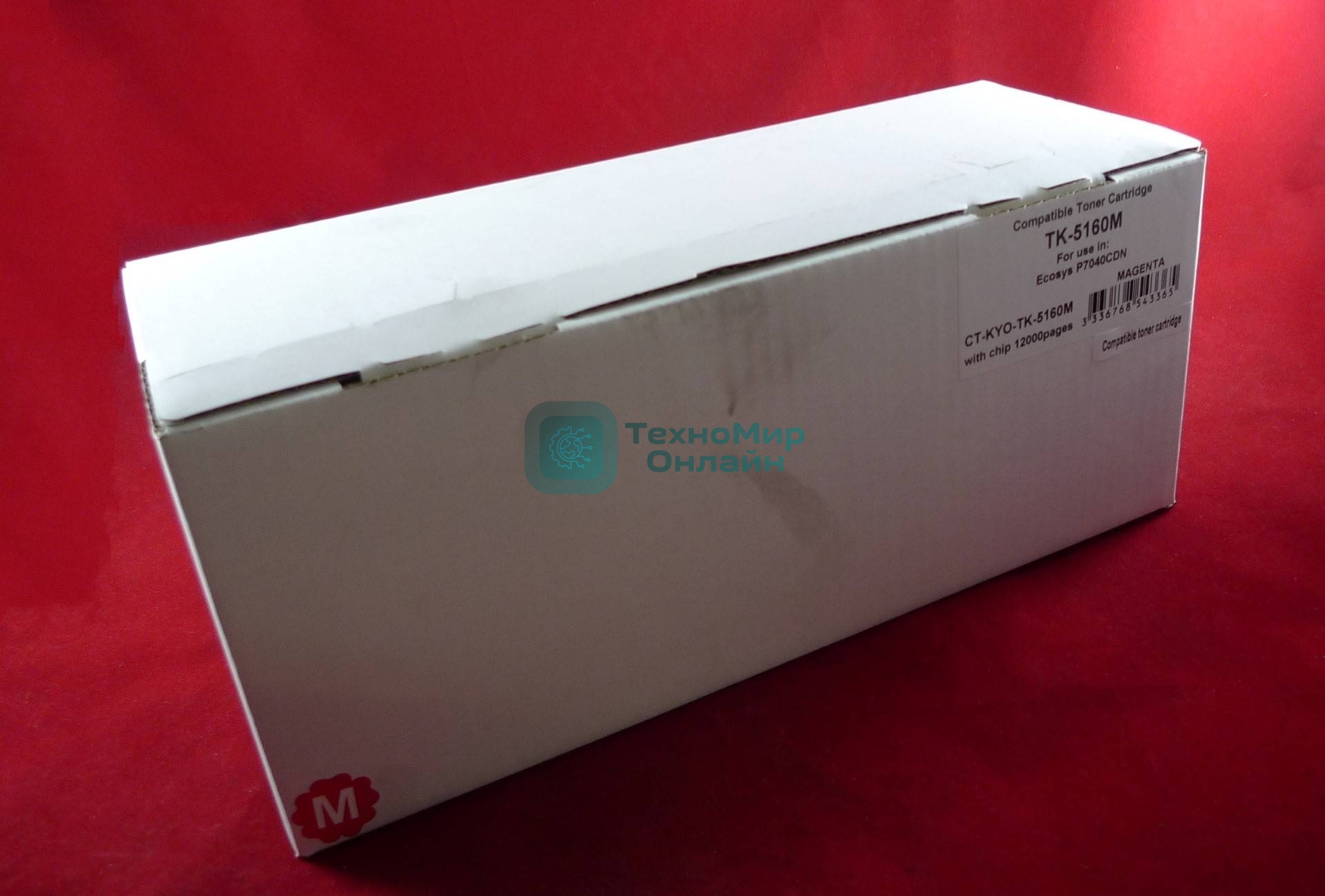 Картридж лазерный для Kyocera-Mita Ecosys P7040CDN пурпурный TK-5160M 12K JPN