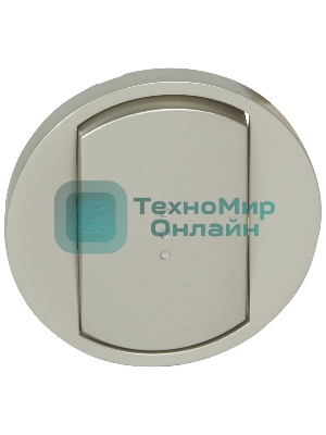 Лицевая панель для выключателя с индикацией титан