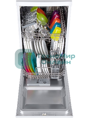 Посудомоечная машина Maunfeld MWF08B, белый, 44.8 см, 9 компл., 49 дБ, класс A++