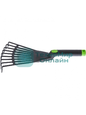 Грабли веерные 9-зубые Palisad 175х350 мм, пластиковые