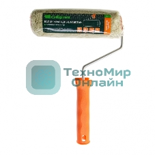 Валик Сибртех Фасадные работы, 180мм, ворс 18мм, D 36мм, D ручки 6 мм, полиакрил, полиэстер