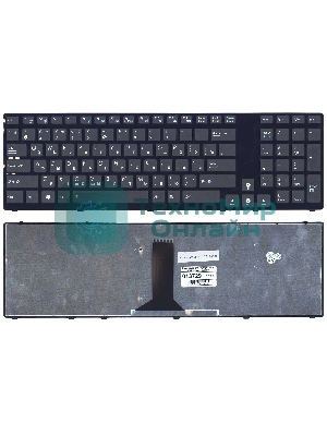 Клавиатура для ноутбука Asus K95 черная с рамкой