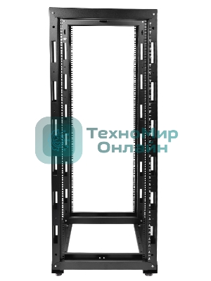 Стойка телеком. универсальная 24U двухрамная, черный (СТК-24.2-9005) !в одной коробке!
