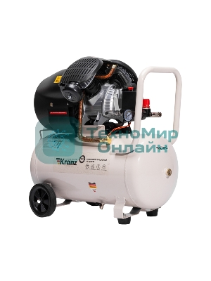 Компрессор воздушный Kranz KR-2200/50, 2200Вт, 400 л/мин, 50л