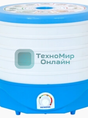 Сушилка для овощей и фруктов Renova DVN37-500/5 (В) белый/голубой