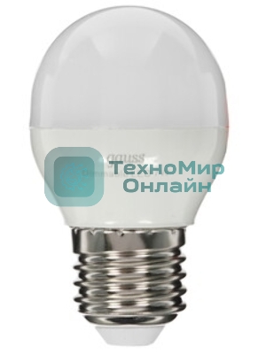 Лампа светодиодная Шар Gauss 7W 550lm 6500K Е27 шаг. диммирование LED