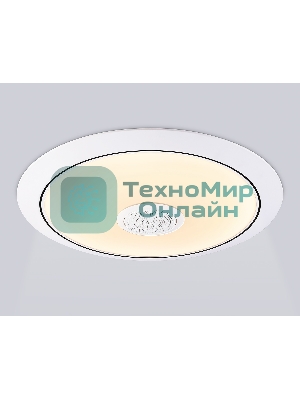 Музыкальный светодиодный светильник Ambrella light FZ720 WH белый IP20 52W 3000-6500K+RGB Music 450*65 (ПДУ ИК)