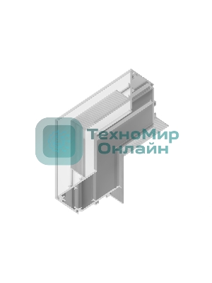 GL3362 WH белый коннектор угловой внутренний для встраиваемого шинопровода 85*85*H60