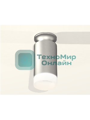 Светильник Ambrella Light XS6324081 SSL/MCH/FR серебро песок/хром матовый/белый матовый MR16 GU5.3 (N6904, C6324, N6248)