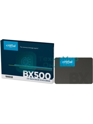 Накопитель SSD Crucial BX500, 1Tb, SATA III, 2.5